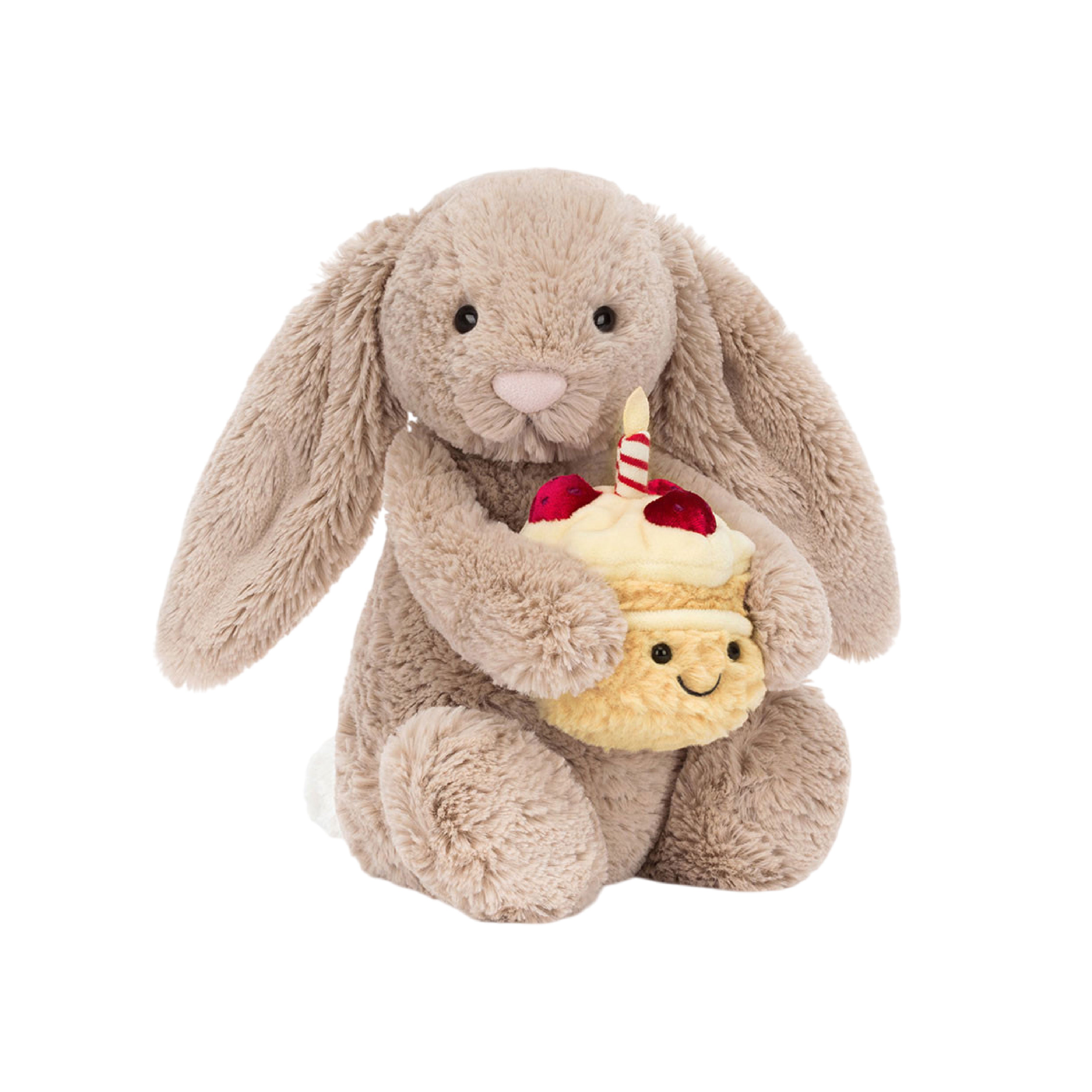 Bashful Beige Bunny 'Birthday'