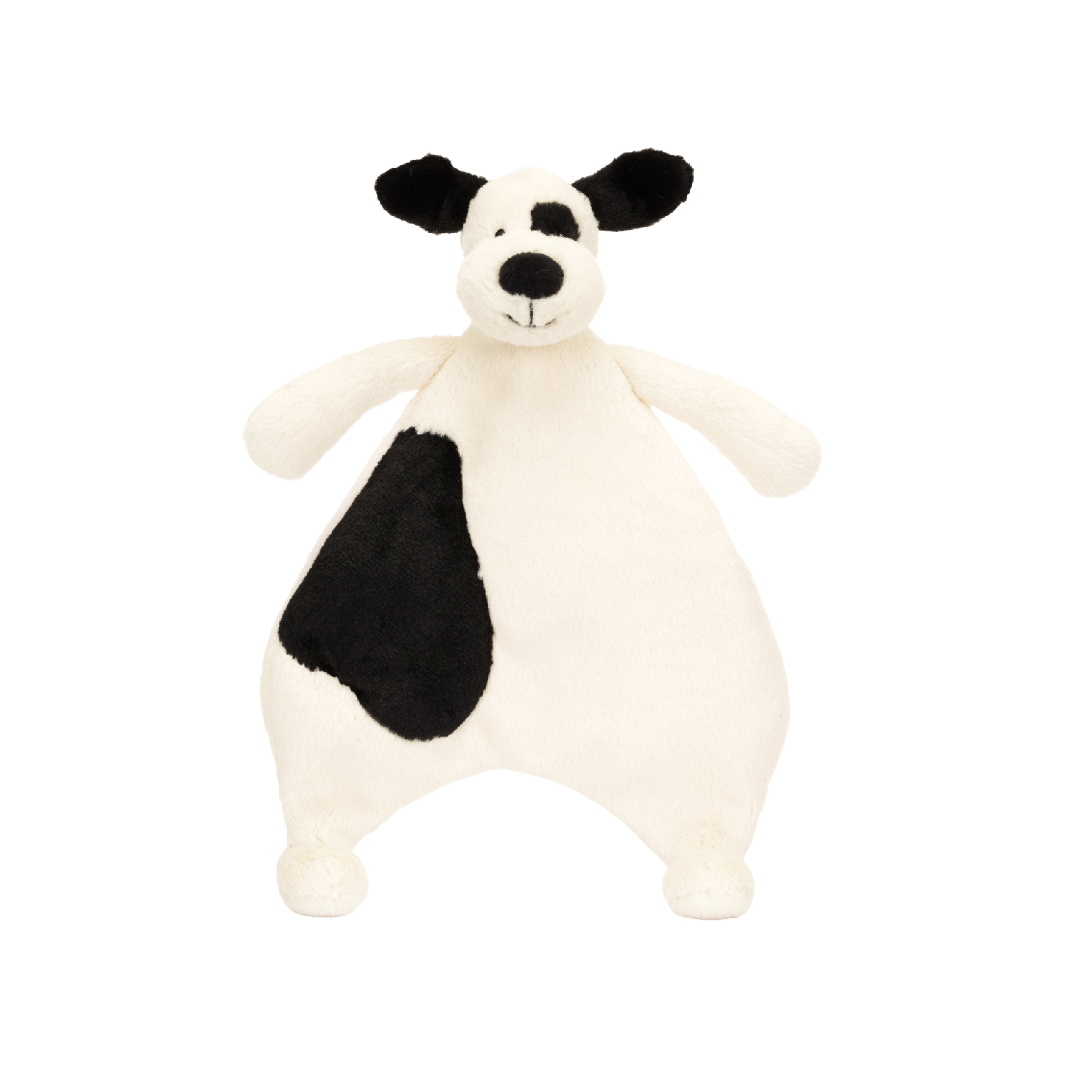 Bashful Black & Cream Puppy Comforter