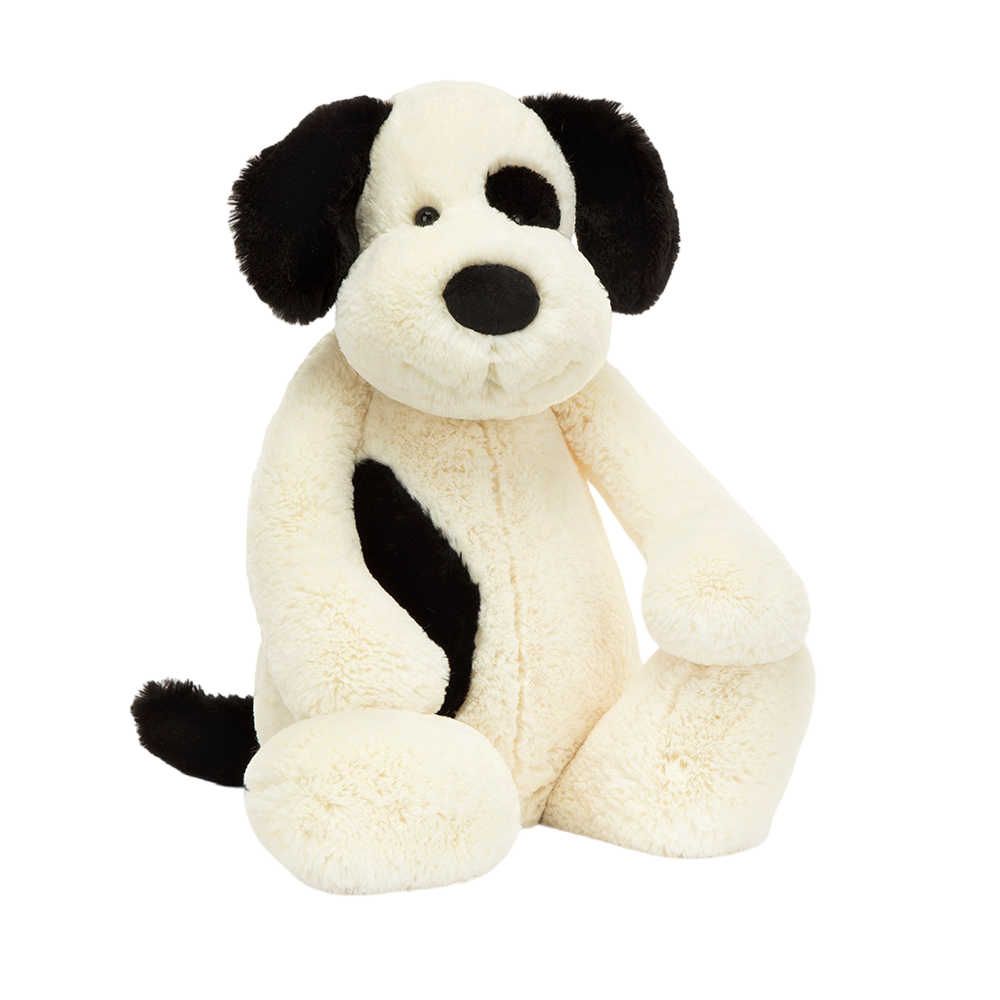 Bashful Black & Cream Puppy
