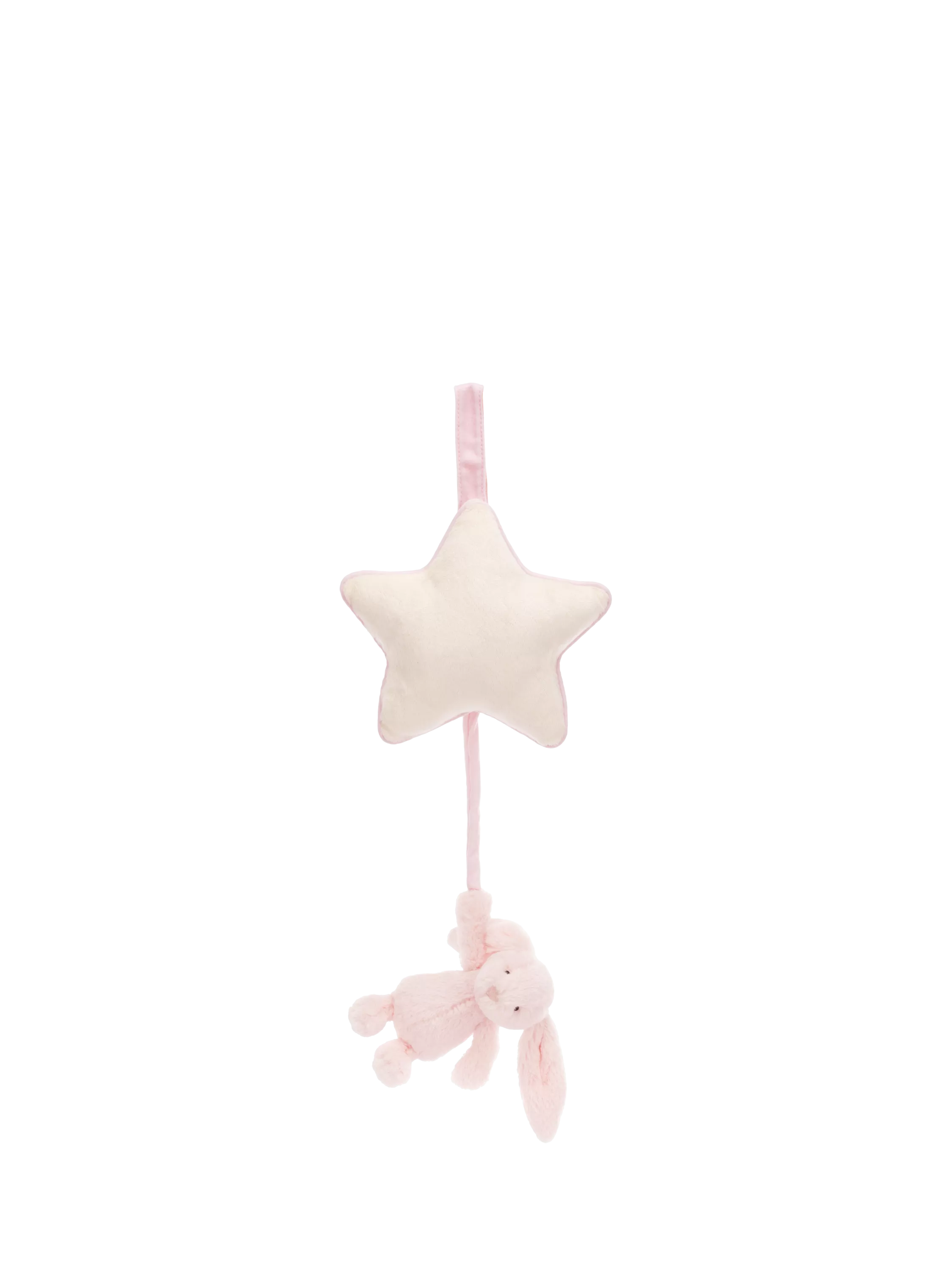 Bashful Bunny Musical Pull Mobile (Pink)