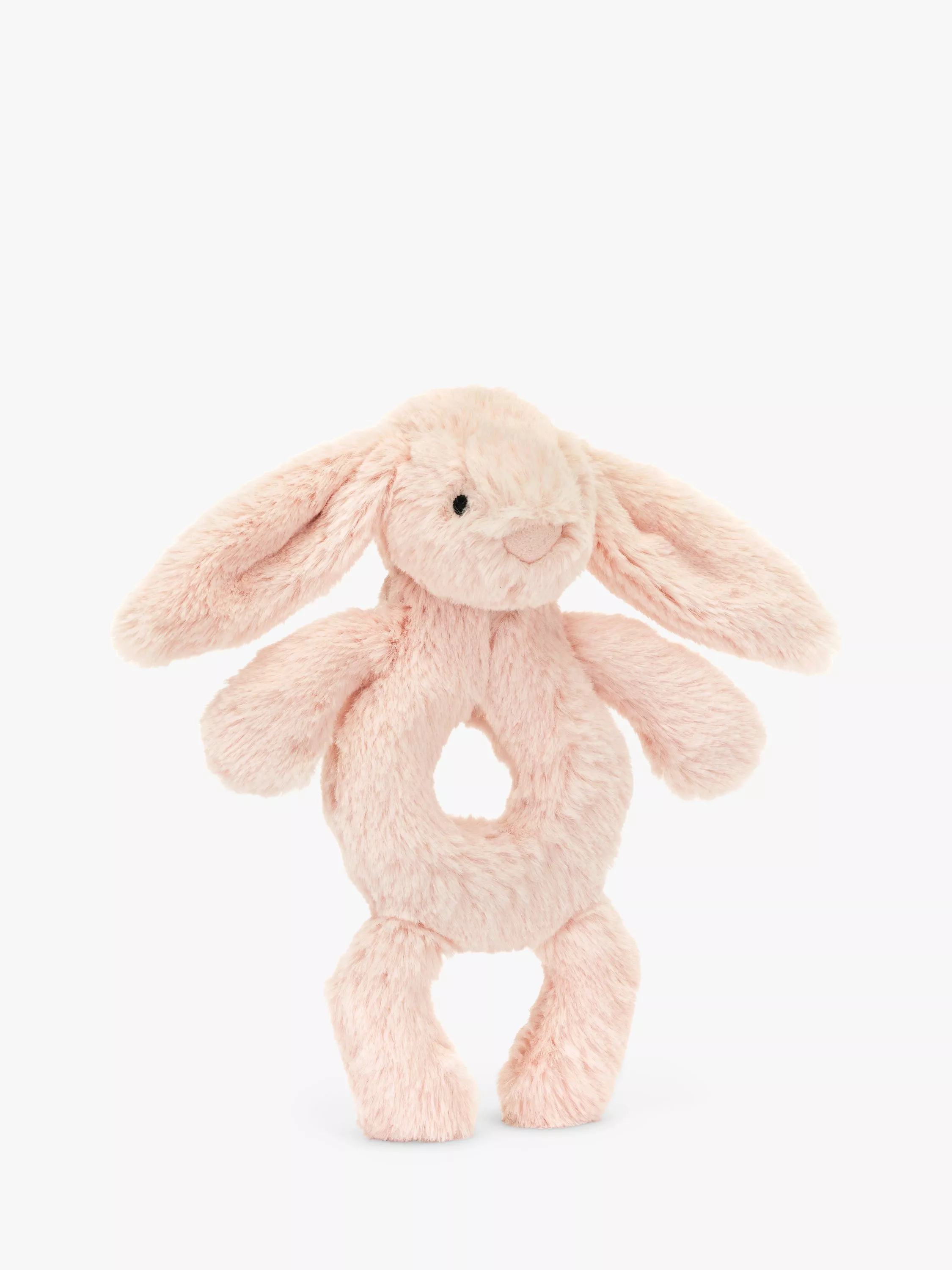 Bashful Bunny Ring Rattle (Blush)