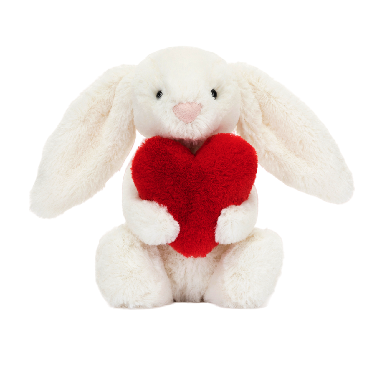 Bashful Red Love Heart Bunny