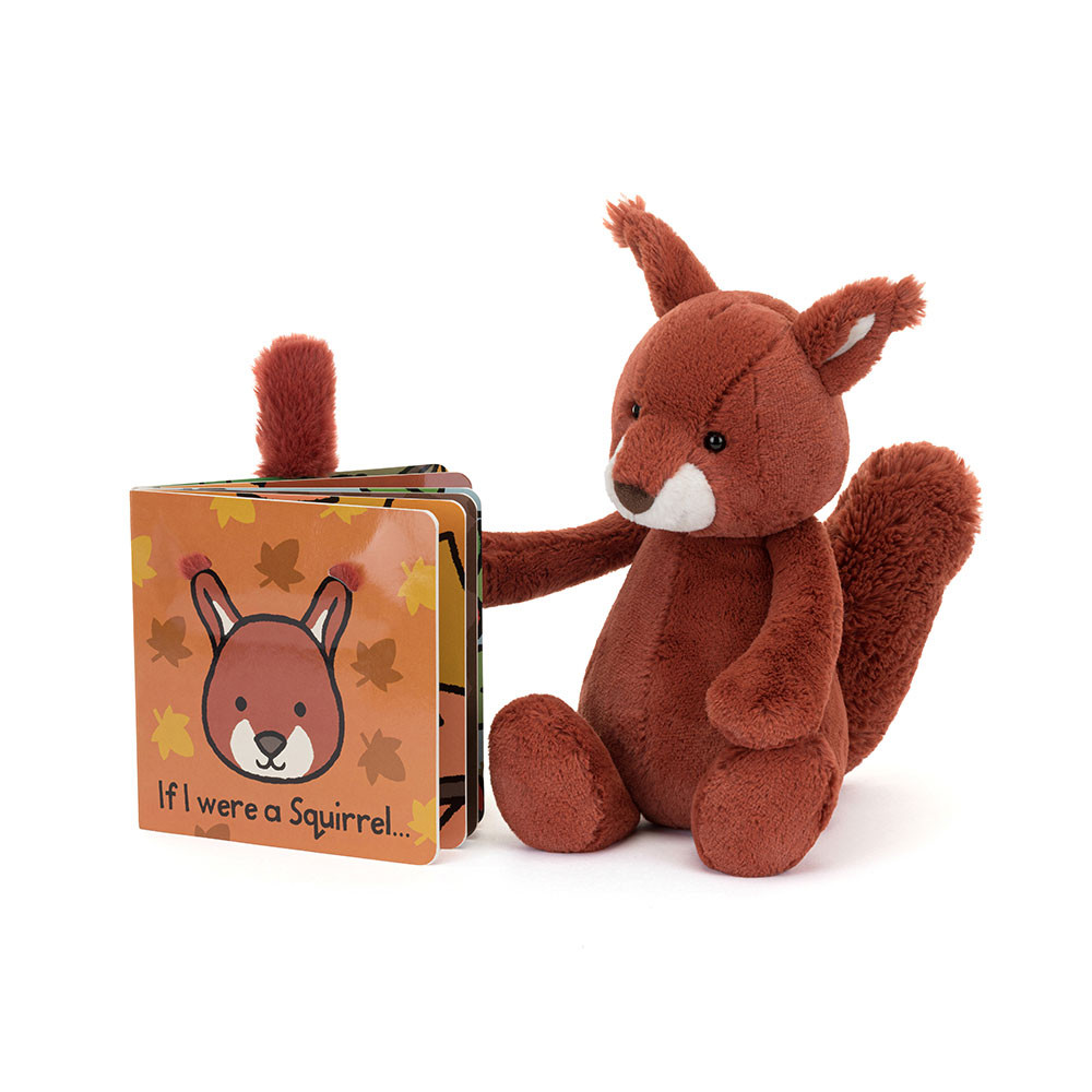 If I Were a Squirrel Board Book and Bashful Squirrel Medium