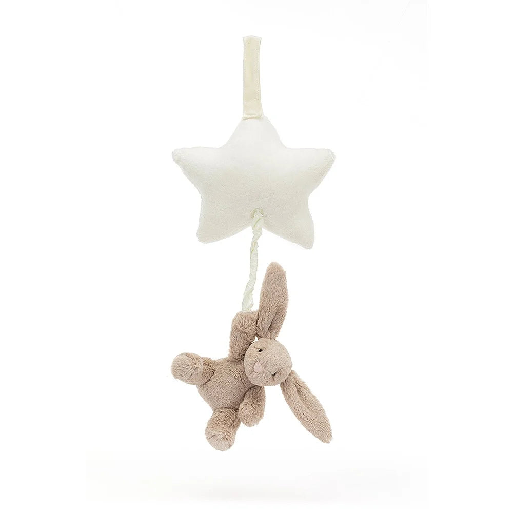 Jellycat Bashful Beige Bunny Star Musical Pull